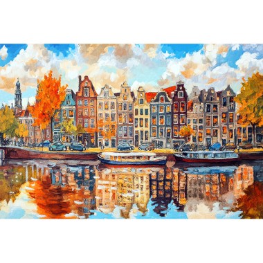 Amsterdam Art schilderij